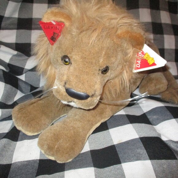 NWT Vintage 1985 Dakin Male Lion Plush Stuffed Animal 20" Magnificus #31-6440 - Picture 1 of 6